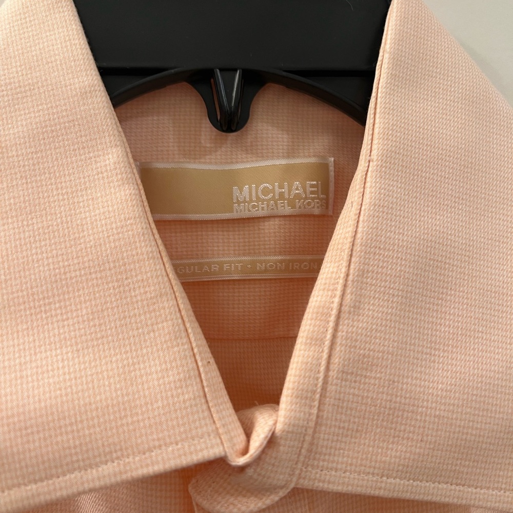 Orange Michael Kors Men’s Dress Shirt